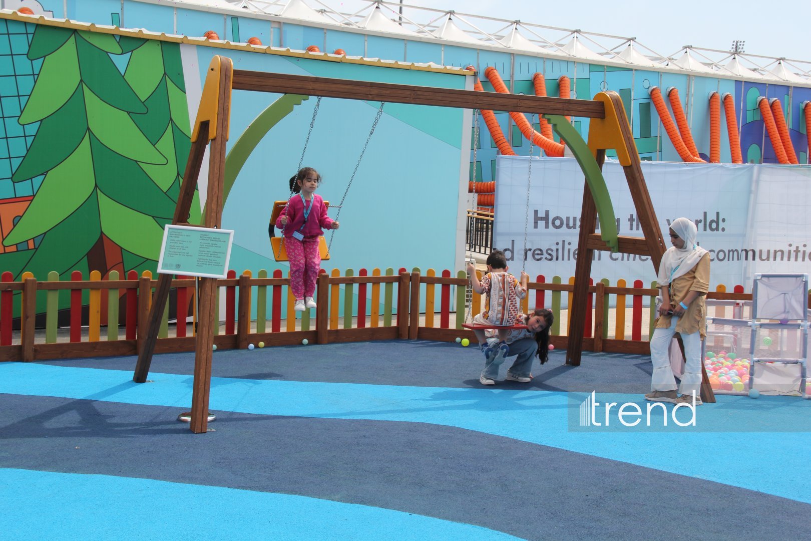 WUF13-ün uşaq zonaları Bakıda ailəvi istirahət məkanına çevrilib (FOTO)