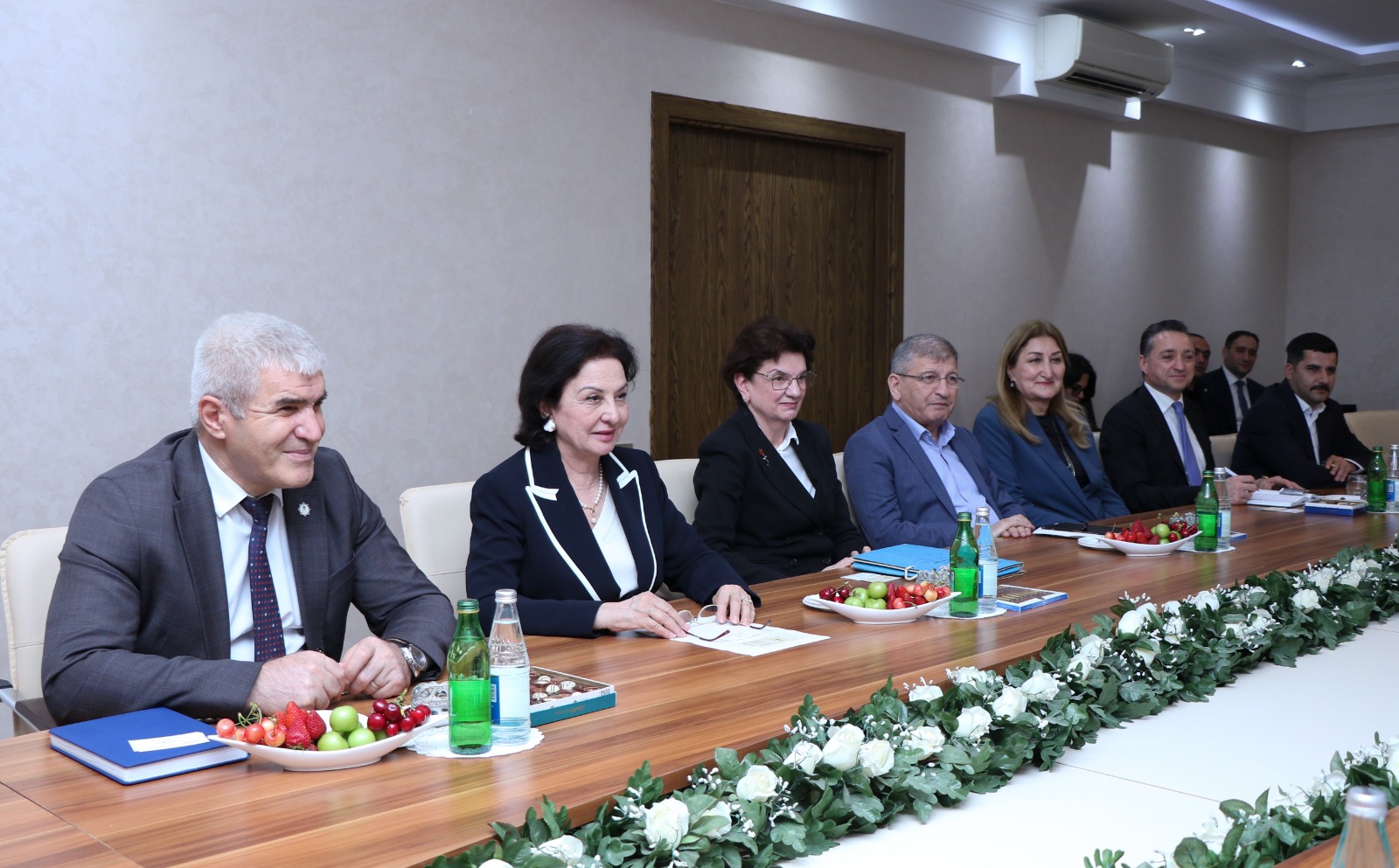 Fələstinin yerli özünüidarəetmə naziri, AzMİU məzunu Sami Hijjawi doğma universitetində (FOTO)