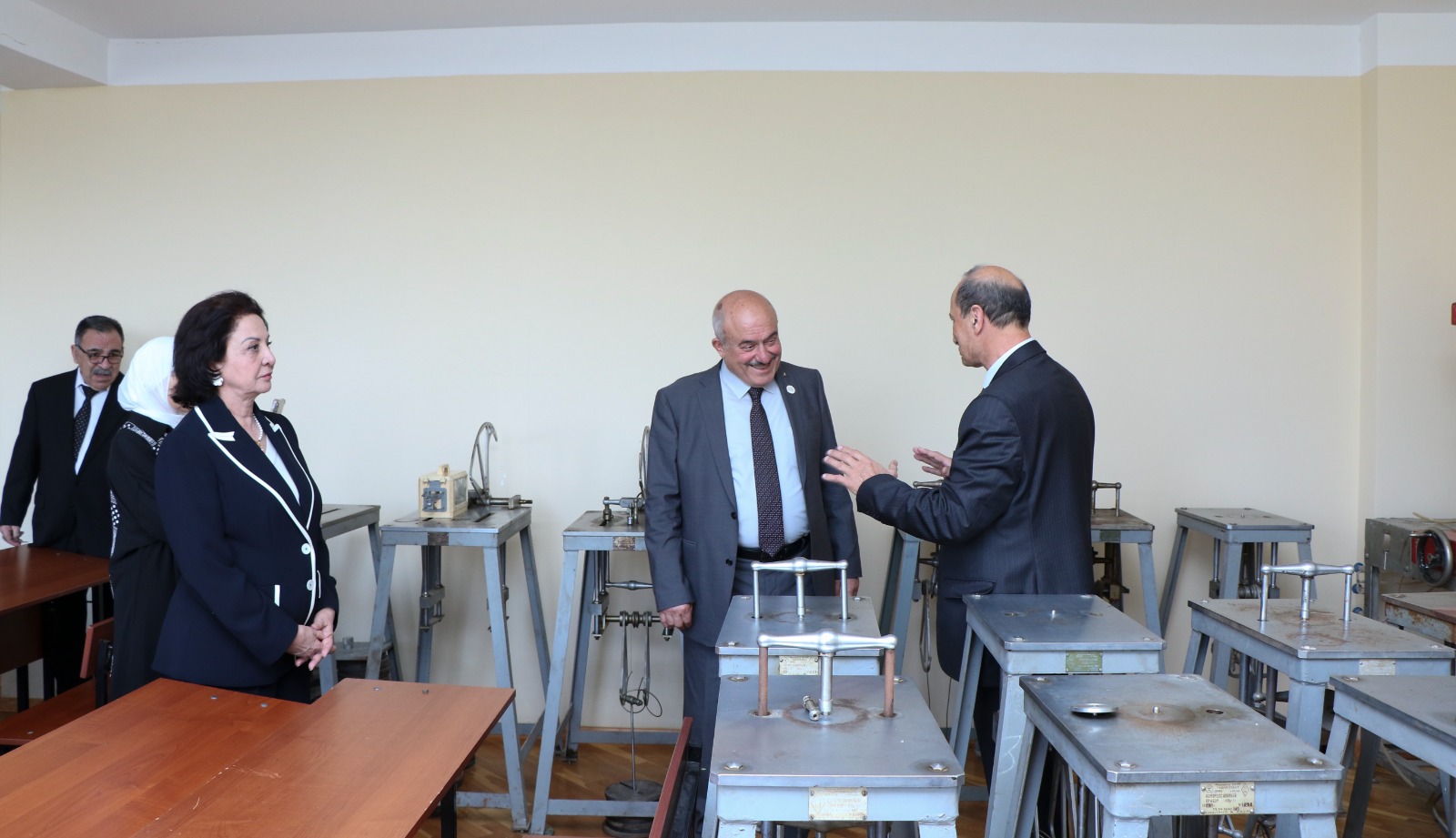 Fələstinin yerli özünüidarəetmə naziri, AzMİU məzunu Sami Hijjawi doğma universitetində (FOTO)
