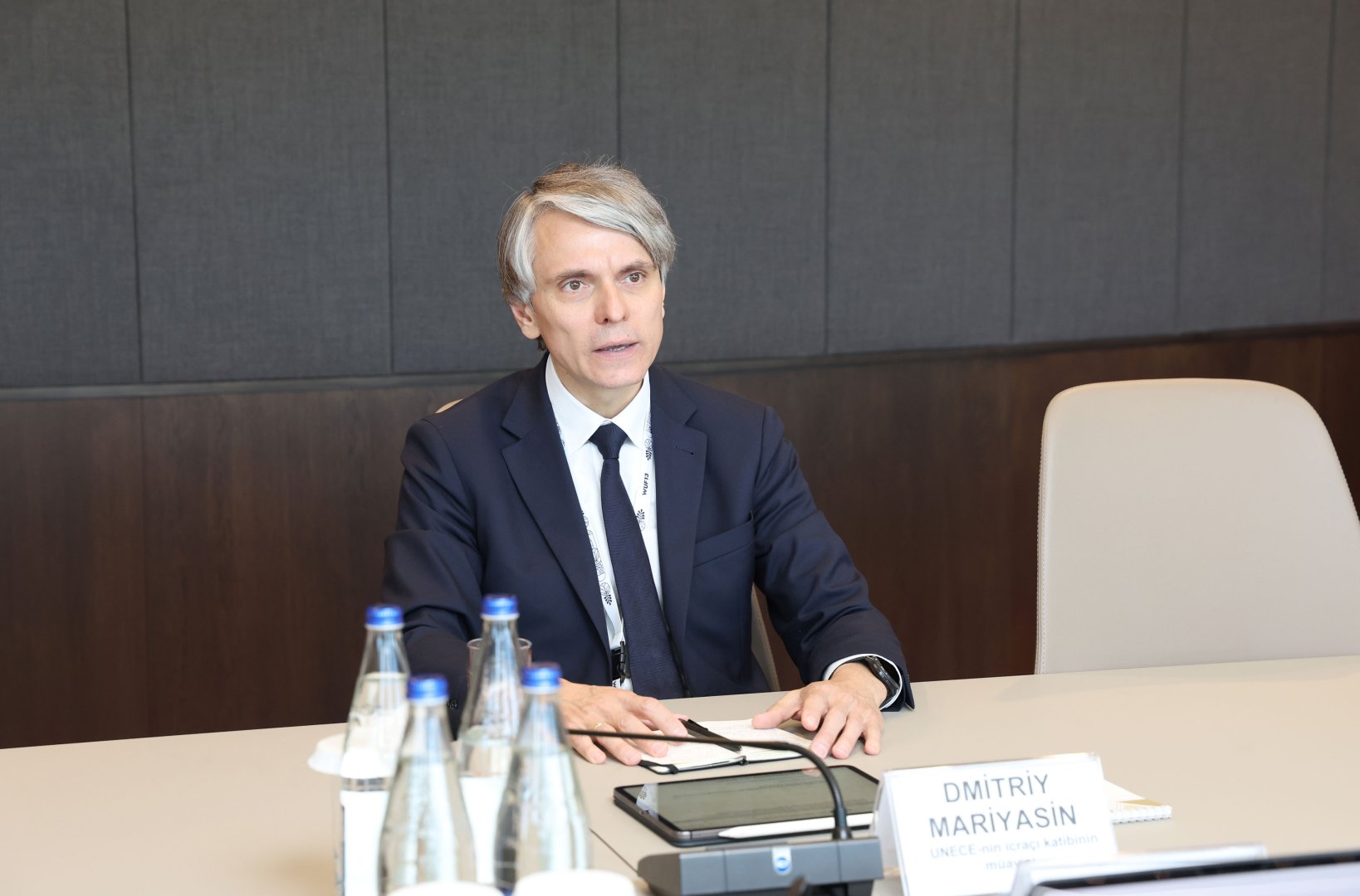 UNECE-nin icraçı katibinin müavini ilə görüş keçirilib (FOTO)