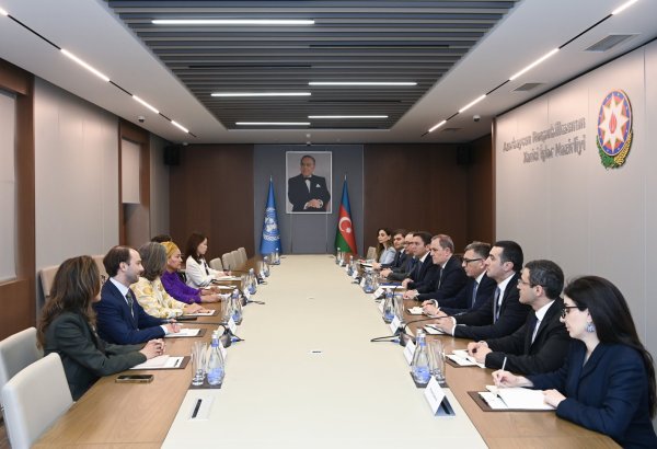 Azərbaycan ilə BMT arasında əməkdaşlığın inkişaf perspektivləri müzakirə olunub (FOTO)