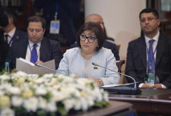 Sahibə Qafarova MDB PA-nın Şura iclasında çıxış edib (FOTO)