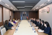 Azərbaycan ilə BMT arasında əməkdaşlığın inkişaf perspektivləri müzakirə olunub (FOTO)