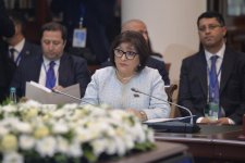 Sahibə Qafarova MDB PA-nın Şura iclasında çıxış edib (FOTO)