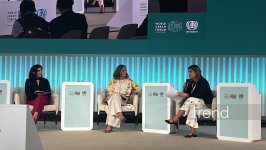 WUF13 çərçivəsində “Mənzil maliyyələşdirilməsi sahəsində yeni saziş” mövzusunda sessiya keçirilib (FOTO)