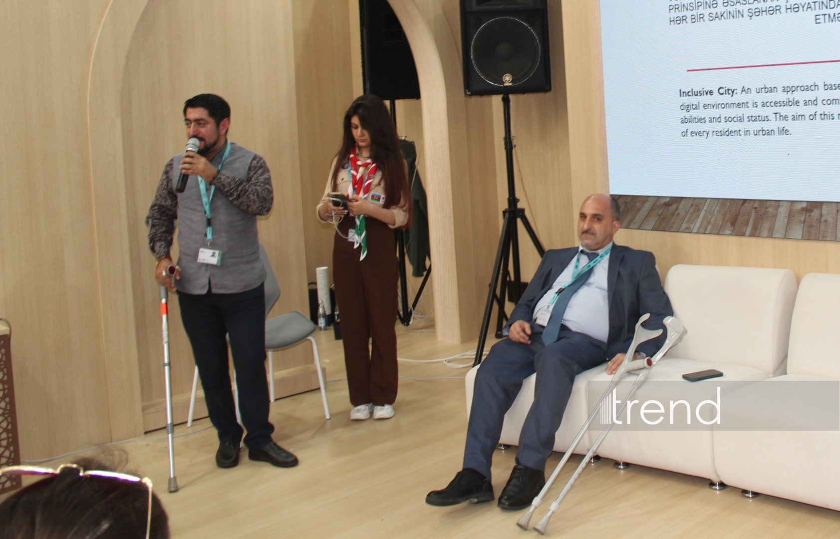 WUF13: İnklüziv şəhər pandus və liftlərdən başlamır - Aydın Xəlilov (FOTO)