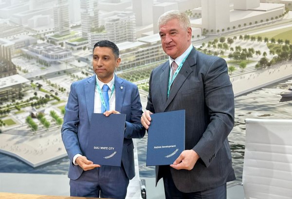 "Baku White City" və "Pasha Development" arasında Sahilyanı kvartalın inkişafına dair saziş imzalanıb (FOTO)