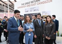 Heydər Əliyev Fondunun vitse-prezidenti Leyla Əliyeva və Bakı Media Mərkəzinin rəhbəri Arzu Əliyeva "Urban Expo" sərgisi ilə tanış olublar (FOTO)