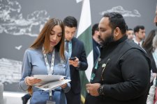 Heydər Əliyev Fondunun vitse-prezidenti Leyla Əliyeva və Bakı Media Mərkəzinin rəhbəri Arzu Əliyeva "Urban Expo" sərgisi ilə tanış olublar (FOTO)
