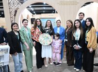 Heydər Əliyev Fondunun vitse-prezidenti Leyla Əliyeva və Bakı Media Mərkəzinin rəhbəri Arzu Əliyeva "Urban Expo" sərgisi ilə tanış olublar (FOTO)