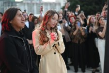 Heydər Əliyev Mərkəzində perulu rəssamın fərdi sərgisinin açılışı olub (FOTO)