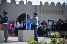 WUF13: Azərbaycanın və BMT-nin bayraqlarının endirilməsi mərasimi keçirildi (FOTO)