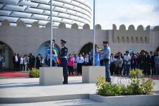 WUF13: Azərbaycanın və BMT-nin bayraqlarının endirilməsi mərasimi keçirildi (FOTO)