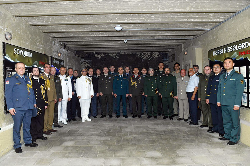 Hərbi attaşelər Dövlət Sərhəd Xidmətində olublar (FOTO)
