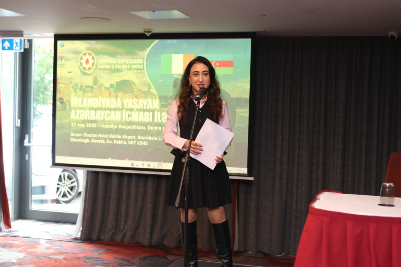 Azərbaycan diasporu Dublində ilk dəfə geniş icma toplantısında bir araya gəlib
 (FOTO)