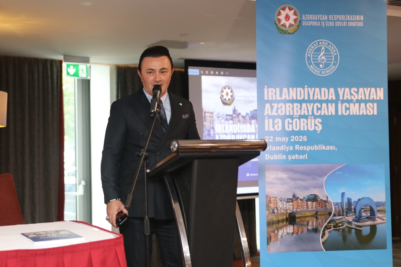Azərbaycan diasporu Dublində ilk dəfə geniş icma toplantısında bir araya gəlib
 (FOTO)