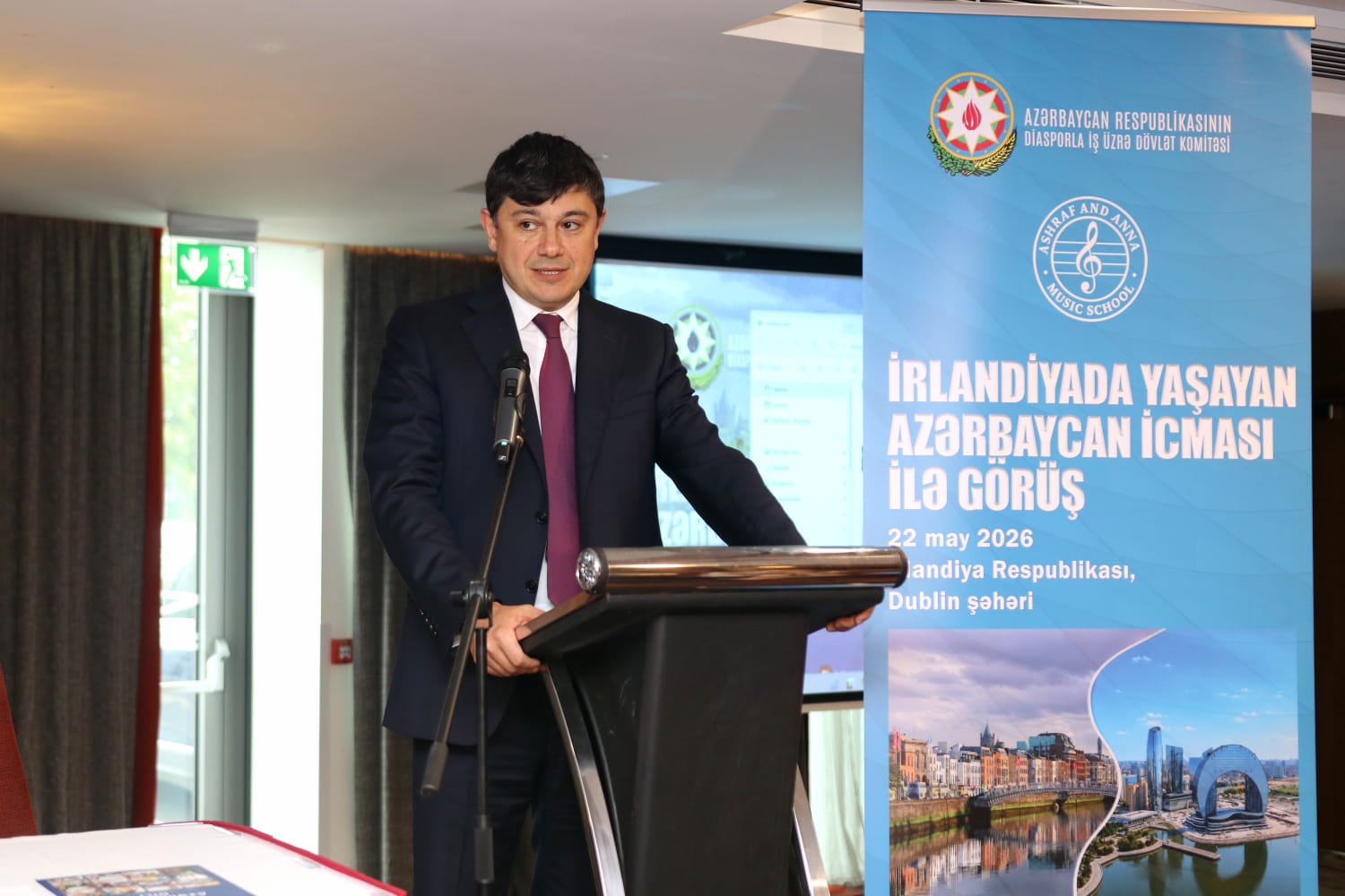 Azərbaycan diasporu Dublində ilk dəfə geniş icma toplantısında bir araya gəlib
 (FOTO)