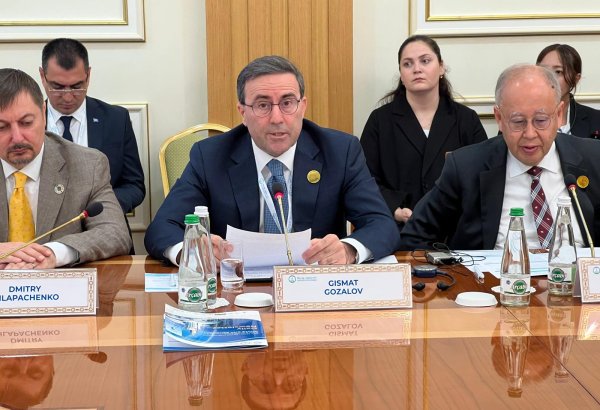 Səfir Qismət Gözəlov Türkmənistanda “WUF13” tədbirinin əhəmiyyətindən danışıb (FOTO)