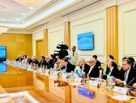 Səfir Qismət Gözəlov Türkmənistanda “WUF13” tədbirinin əhəmiyyətindən danışıb (FOTO)