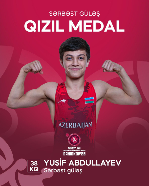 Azərbaycan güləşçiləri Avropa çempionatında 6 medal qazanıblar (FOTO)