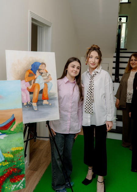 Leyla Əliyeva və Alona Əliyeva Sosial Reabilitasiya Mərkəzini ziyarət ediblər (FOTO)