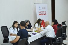Rəqəmsal İnkişaf və Nəqliyyat Nazirliyində könüllü qanvermə aksiyası keçirilib (FOTO)