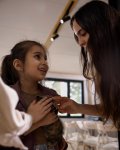 Leyla Əliyeva Masallıda həsirçiliklə məşğul olan qadınlarla görüşüb (FOTO)
