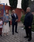 Leyla Əliyeva Masallıda Cümə məscidini ziyarət edib (FOTO)