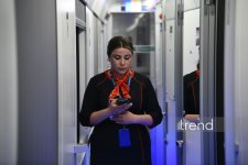 Bakı–Tbilisi–Bakı sərnişin qatarı yola düşdü (FOTO)