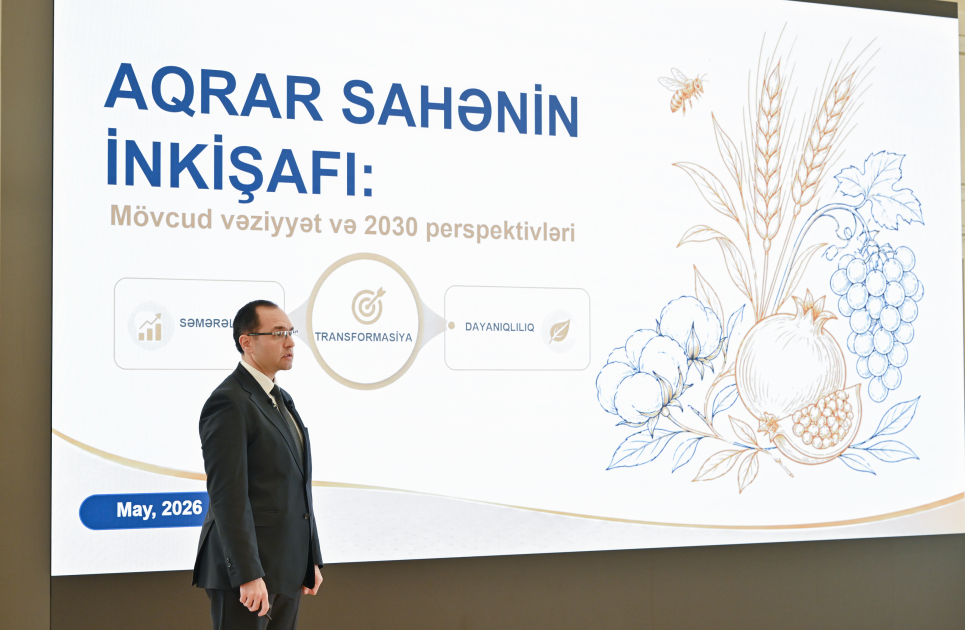 Prezident İlham Əliyevin sədrliyi ilə kənd təsərrüfatı məsələlərinə həsr olunmuş müşavirə keçirilib (FOTO/VİDEO)