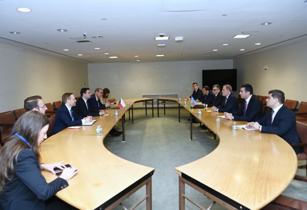 Ceyhun Bayramov çexiyalı həmkarı ilə müzakirələr aparıb (FOTO)