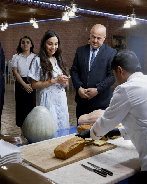 Leyla Əliyeva Lənkəranda “Yaşıl çay” fermer təsərrüfatı ilə tanış olub (FOTO)