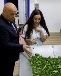 Leyla Əliyeva Lənkəranda “Yaşıl çay” fermer təsərrüfatı ilə tanış olub (FOTO)