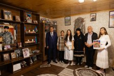 Leyla Əliyeva və Arzu Əliyeva Lənkəranda şəhid ailəsini ziyarət ediblər (FOTO)