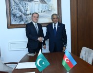 Azərbaycan və Pakistan arasında bir sıra sahələrdə əməkdaşlığın genişləndirilməsi müzakirə olunub (FOTO) (YENİLƏNİB)