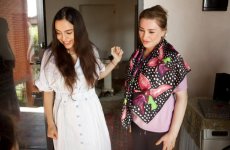 Leyla Əliyeva və Arzu Əliyeva Lənkəranda yerli sənətkarın yaradıcılığı ilə tanış olublar (FOTO)