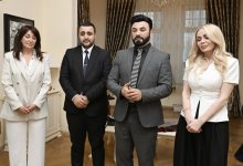 Alona Əliyeva Maqsud İbrahimbəyov Yaradıcılıq Mərkəzində uşaqlar üçün xeyriyyə ustad dərsində iştirak edib (FOTO)