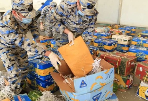 "Qarpız" yükündə 110 kiloqramdan artıq narkotik vasitə aşkarlanıb - DGK (FOTO)
