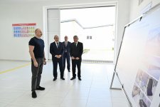 Prezident İlham Əliyev Xocalı şəhərində “Qarabağ Tekstil Evi” MMC-nin açılışında iştirak edib (FOTO)