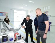 Prezident İlham Əliyev Xocalı şəhərində “Qarabağ Tekstil Evi” MMC-nin açılışında iştirak edib (FOTO)
