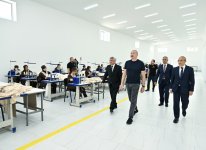 Prezident İlham Əliyev Xocalı şəhərində “Qarabağ Tekstil Evi” MMC-nin açılışında iştirak edib (FOTO)