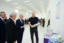 Prezident İlham Əliyev Xocalı şəhərində “Qarabağ Tekstil Evi” MMC-nin açılışında iştirak edib (FOTO)