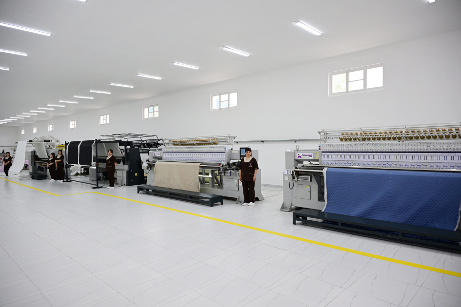 Prezident İlham Əliyev Xocalı şəhərində “Qarabağ Tekstil Evi” MMC-nin açılışında iştirak edib (FOTO)