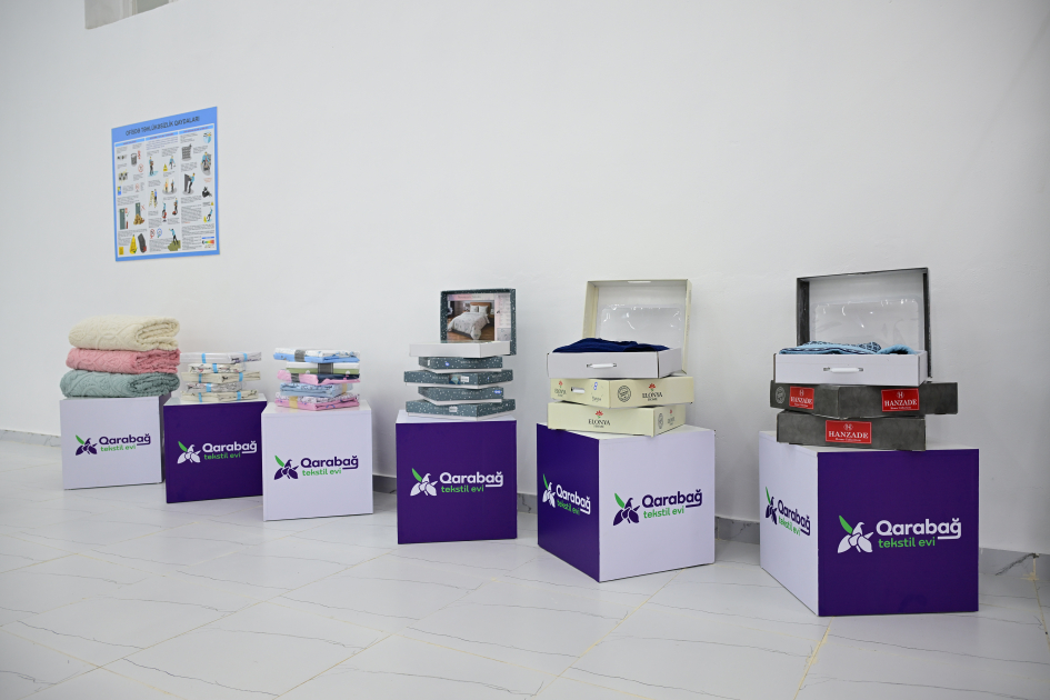 Prezident İlham Əliyev Xocalı şəhərində “Qarabağ Tekstil Evi” MMC-nin açılışında iştirak edib (FOTO)