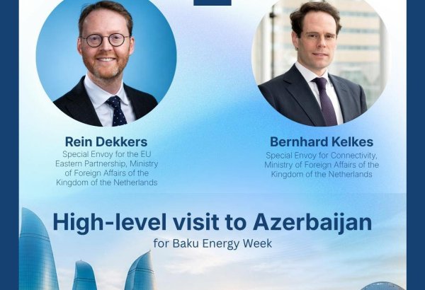 Niderlandın xüsusi elçiləri Azərbaycana səfər edəcək