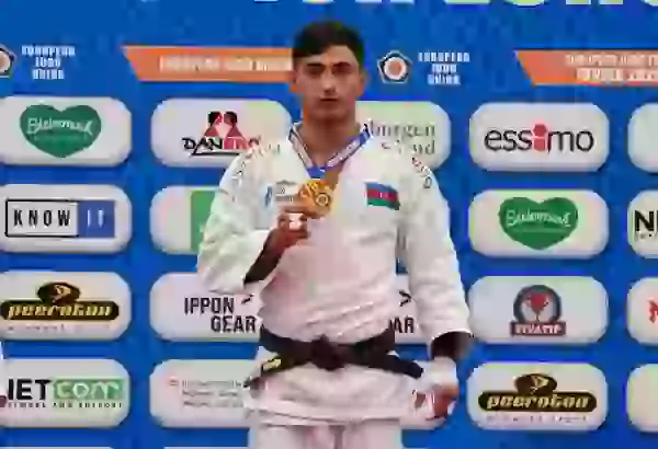 Azərbaycan cüdoçusu Avropa Kubokunda qızıl medal qazanıb