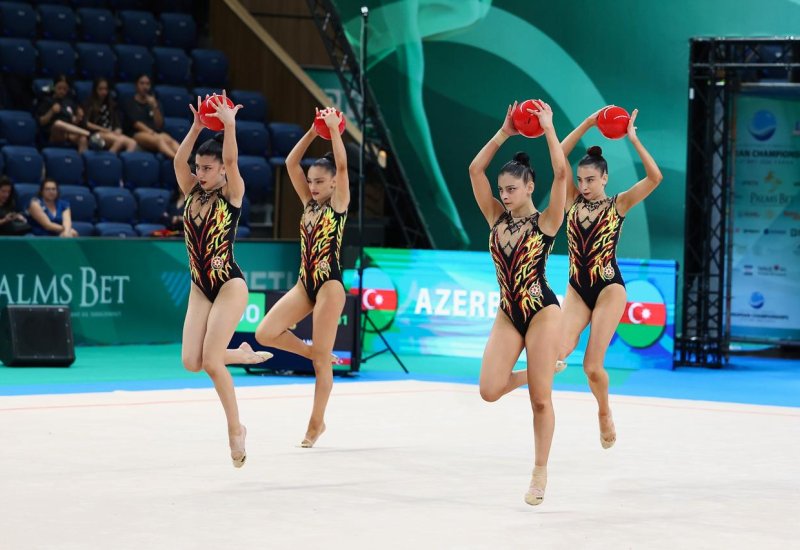 Azərbaycanın bədii gimnastları Bolqarıstanda Avropa Çempionatında iştirak ediblər (FOTO)