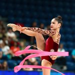 Azərbaycanın bədii gimnastları Bolqarıstanda Avropa Çempionatında iştirak ediblər (FOTO)