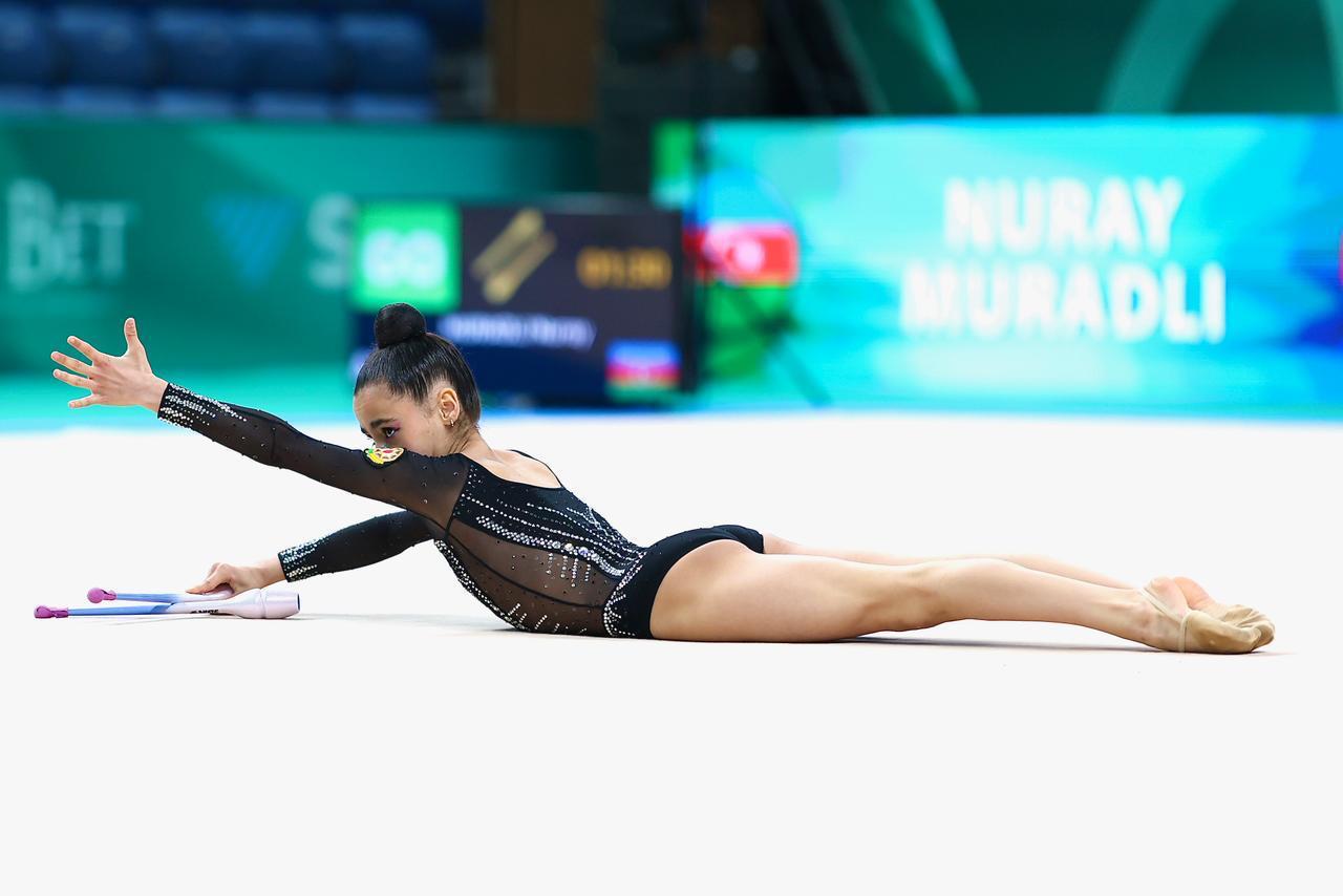 Azərbaycanın bədii gimnastları Bolqarıstanda Avropa Çempionatında iştirak ediblər (FOTO)