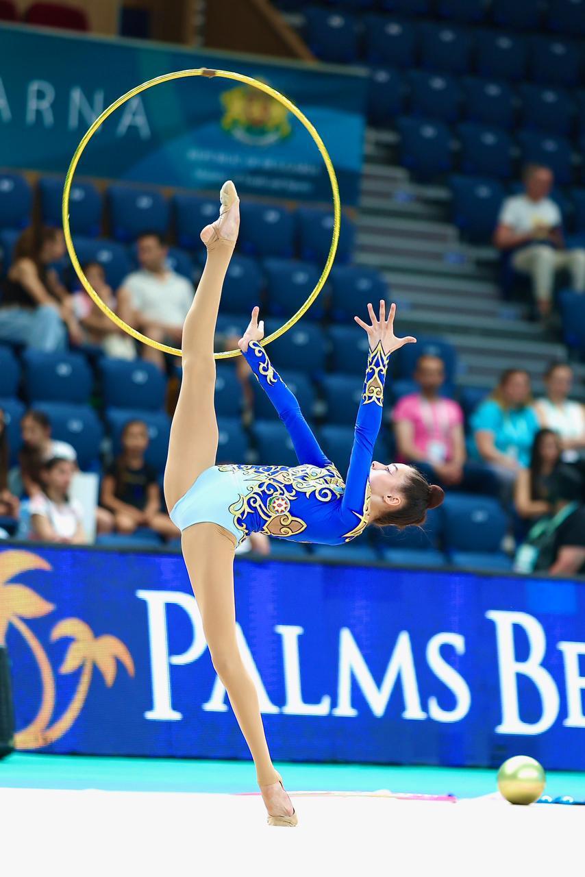Azərbaycanın bədii gimnastları Bolqarıstanda Avropa Çempionatında iştirak ediblər (FOTO)